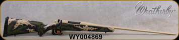 Consign - Weatherby - 257WbyMag - Mark V Backcountry - Carbon Fiber Stock Green/Tan Sponge Accent/McMillan Tan Cerakote, 26"Fluted Barrel, Accubrake ST