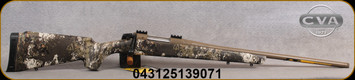 CVA - 350Legend - Cascade - Bolt Action Rifle - Veil Wideland Camo CVA-designed fiberglass reinforced stock w/SoftTouch finish/FDE Cerakote, 22"Threaded(5/8x24)Barrel, Mfg# CR3907C