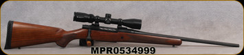 Used - Mossberg - 270Win - Patriot Walnut  Vortex Scoped Combo - Bolt Action - Walnut Stock/Blued Finish, 22"Fluted Barrel, Vortex Crossfire II - 3-9x40mm, BDC, 4rd Detachable magazine, Mfg# 27941 - in original box