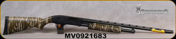 Used - Mossberg - 20Ga/3"/26" - Maverick 88  All-Purpose - Pump Action - Bottomland Camo Synthetic Stock/Matte Black Finish, Vent-Rib Barrel, Twin Bead sight, Mfg# 32201 - in original box