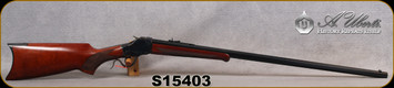 Uberti - 45-70Govt - Model 1885 Single Shot High-wall Sporting - Walnut Pistol Grip Stock/Case Hardened Frame/Blued, 32"Barrel, Single Trigger, Mfg# 8009, S/N S15403