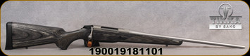 Tikka - 308Win - T3x Laminated Stainless - Oiled Grey Laminate/Stainless, 22.4"Barrel, 3+1 round magazine, Single Stage Trigger, 1:10"Twist, Mfg# TFTT2922A1600A3, STOCK IMAGE