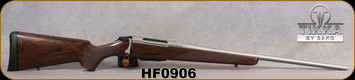 Tikka - 270Win - Model T3x Hunter Stainless - Walnut Stock/Stainless, 22.4"Barrel, 3 round detachable magazine, Mfg# TFTT2136103, S/N HF0906