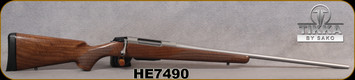 Tikka - 7mmRM - Model T3x Hunter Stainless - Bolt Action Rifle - Walnut Stock/Stainless, 24.3"Barrel, 3 round detachable magazine, 1:9"Twist, Mfg# TFTT2726A1000P1, S/N HE7490