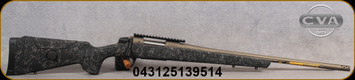 CVA - 6.5Creedmoor - Cascade Long Range Hunter - Black w/Bronze Web Soft Touch Stock/Smoked Bronze Cerakote, 22"Threaded(5/8x24)Barrel, Omni Muzzle Brake, 1:8", Mfg# CR3951F