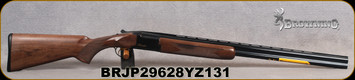 Browning - 20Ga/3"/28" - Citori Hunter Grade I - O/U - Satin finish Grade I American walnut stock/Gloss Finish Blued Metal w/Gold Enhancement on Receiver, Three flush choke tubes(F, M, IC), Silver Bead Front Sight, Mfg# 018258604, S/N BRJP29628YZ131