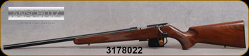 Anschutz - 17HMR - Model 1517L D - LH - Classic Walnut Stock/Blued Finish, 23"Barrel, 5094LD Single-Stage Trigger, Mfg# 009992, S/N 3178022