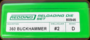 Redding - Full Length Sets - 360 Buckhammer - 80946