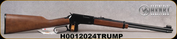 Henry - 22LR - 2024 TRUMP Edition - Classic Lever Action - American Walnut/Black Receiver/Blued, 18.5"Barrel, Mfg# H0012024TRUMP, STOCK IMAGE