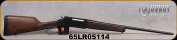 Henry - 6.5Creedmoor - Long Ranger - Lever Action Rifle - American Walnut Stock/Blued Finish, 22"Barrel, 4 Round Capacity, No Sights Drilled/Tapped Receiver, Solid Rubber Recoil Pad, Mfg# H014-6.5/S/N 65LR05114