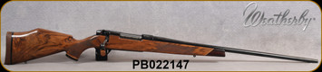 Consign - Weatherby - 300WbyMag - Mark V Deluxe - Bolt Action - Deluxe Walnut Stock w/Rosewood Forend Tip & Maplewood Spacers/Blued Finish, 26"Barrel - less than 20rds fired