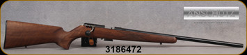 Anschutz - 22WMR - 1516 D HB Classic - Walnut Classic Stock/Blued, 23"Heavy Barrel, Single-Stage Trigger, Mfg# 013574, S/N 3186472