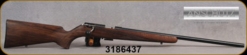 Anschutz - 22WMR - 1516 D HB Classic - Walnut Classic Stock/Blued, 23"Heavy Barrel, Single-Stage Trigger, Mfg# 013574, S/N 3186437