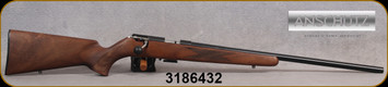 Anschutz - 22WMR - 1516 D HB Classic - Walnut Classic Stock/Blued, 23"Heavy Barrel, Single-Stage Trigger, Mfg# 013574, S/N 3186432