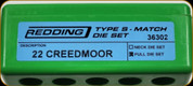 Redding - Type S-Match Full Die Set - 22 Creedmoor - 36302