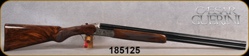 Caesar Guerini - 20Ga/3"/28" - Ellipse EVO - Select Hand rubbed oil finish Grade AAA Walnut Stock w/Semi-Beavertail forend/Hand polished coin finish Receiver/Blued barrels, S/N 185125