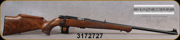 Anschutz - 22LR - Model 1710 D KL Monte Carlo - Bolt Action Rimfire Rifle - Walnut Monte Carlo Stock/Blued, 23"Barrel, Adjustable Folding Leaf Rear Sight, Hooded Front Sight, Single-Stage Trigger, Mfg# 000439, S/N 3172727