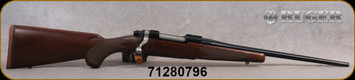 Ruger - 308Win - M77 Hawkeye Compact - American Walnut Stock/Hawkeye Matte Stainless Finish, 16.5"Barrel, 1:10"Twist, LC6 trigger, Mfg# 37139, S/N 712-80796