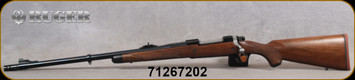 Ruger - 375Ruger - M77 Hawkeye African - LH - Bolt Action Rifle - American Walnut Stock/Satin Blue, 23"Barrel, w/Muzzel Brake 23" Barrel, Mfg# 47121, S/N 71267202