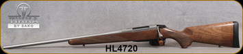 Tikka - 308Win - Model T3x Hunter Stainless LH - Walnut Stock/Stainless, 22.4"Barrel, 3 round detachable magazine, Single Stage Trigger, 1:10"Twist, Mfg# TFTT2926B1000A3, S/N HL4720