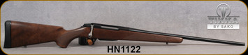 Tikka - 30-06Sprg - Model T3x Hunter - Walnut Stock/Blued, 22.4"Barrel, 3 round detachable magazine, Mfg# TF1T3126A1000A3, S/N HN1122