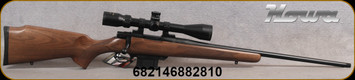 Howa - 6mmARC - M1500 Mini Action Walnut Hunter GamePro Pkg - Bolt Action Rifle - Monte Carlo Walnut Stock/Blued Steel Finish, 22"Standard Barrel, 5rd Detachable Magazine, Mfg# HWH6ARCGP, STOCK IMAGE