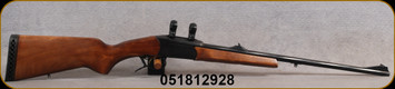 Used - Baikal - 308Win - IZH-18MH - Single-Shot Break Action Rifle - Walnut Stock/Blued Finish, 24"Barrel, made in Russia, c/w 1"rings