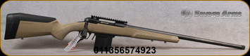 Savage - 6.5PRC - Model 110 Tactical Desert - FDE Synthetic AccuStock/Black Carbon Steel, 24"Threaded(5/8x24)Barrel, Tactical oversized bolt handle, 20 MOA EGW rail, Magpul AICS 10rd Detachable magazine, Mfg# 57492