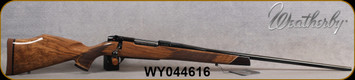 Weatherby -7mmWbyMag - MKV Deluxe Rifle - Gloss AA Walnut/High Gloss Blued, 26"Barrel, 3 round hinged floorplate, Mfg# MDX01N7MMWR6O, S/N WY044616