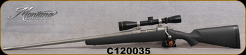 Consign - Montana Rifles Company - 264WinMag - Model 1999 LH - Black Tectured Stock/Matte Stainless, 26"Fluted Barrel, c/w Leupold VX-II, 3-9x40mm, duplex reticle - in original box