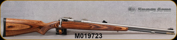 Consign - Savage - 50Cal - Model 10ML-II - Muzzle Loader - Brown Laminate Stock/Matte Stainless, 24"Barrel, c/w 6 fire plugs (1 used), leupold  bases, paperwork - 60rds fired