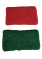 Wrestling Referee Wristbands-Red and Green