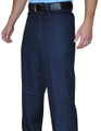 Combo Plate & Base-Heather Grey & Navy Polyester Umpire Flat Front Umpire Pants