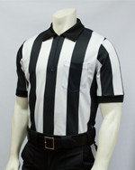 2 1/4" Stripes Smitty Mesh Short Sleeved Football Referee Shirt 