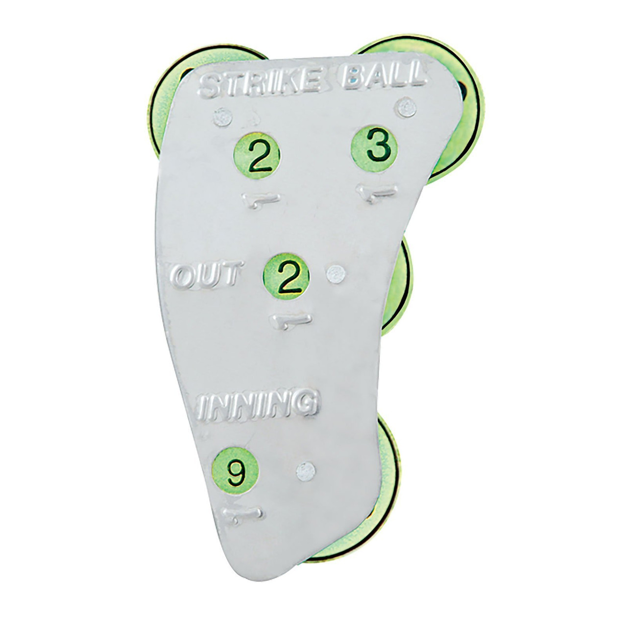 Champion Sports 4-Wheel CALL ORDER Umpire Indicator Out Inning Ball Strike 