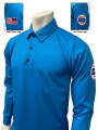 Smitty "Made in USA" - BRIGHT BLUE - Volleyball Men's Long Sleeve Shirt With Flag