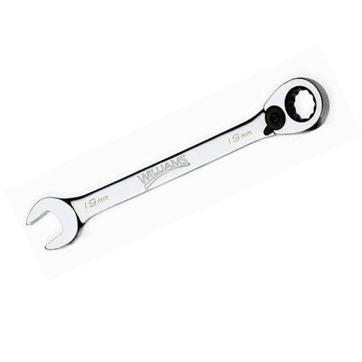 8mm Williams 1208MRC 12-Point Reversible Ratcheting Combination Wrench 