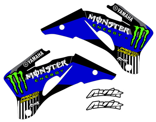An example of customized VK Series shroud graphics.