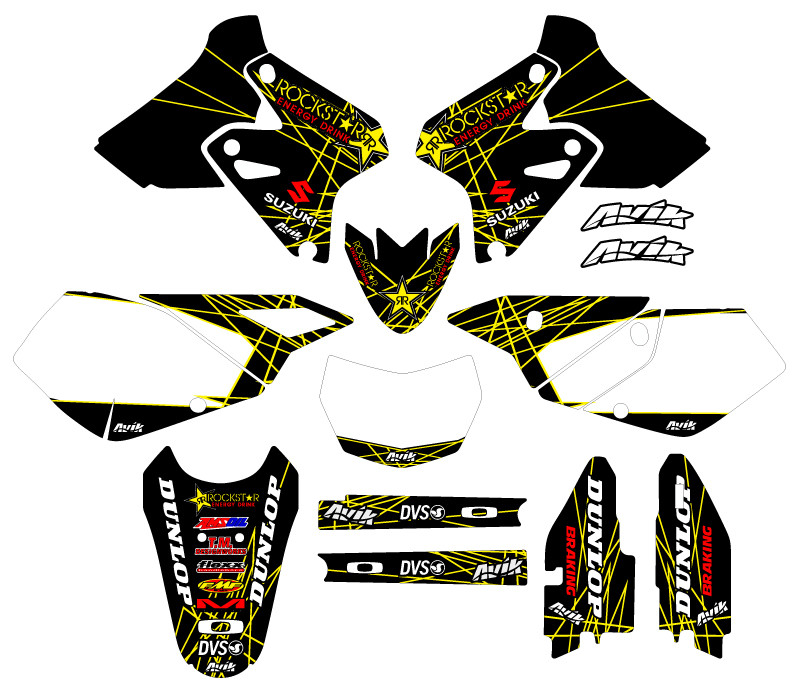 Suzuki Vk Rise Custom Graphics - RideAvik