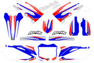 Customize with your choice of sponsor logos, and number plate details.