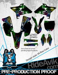 Yamaha VK Rise Color non custom graphic kit