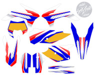 KTM Kudla ISDE13 Series RWB Non Custom Graphic Kit