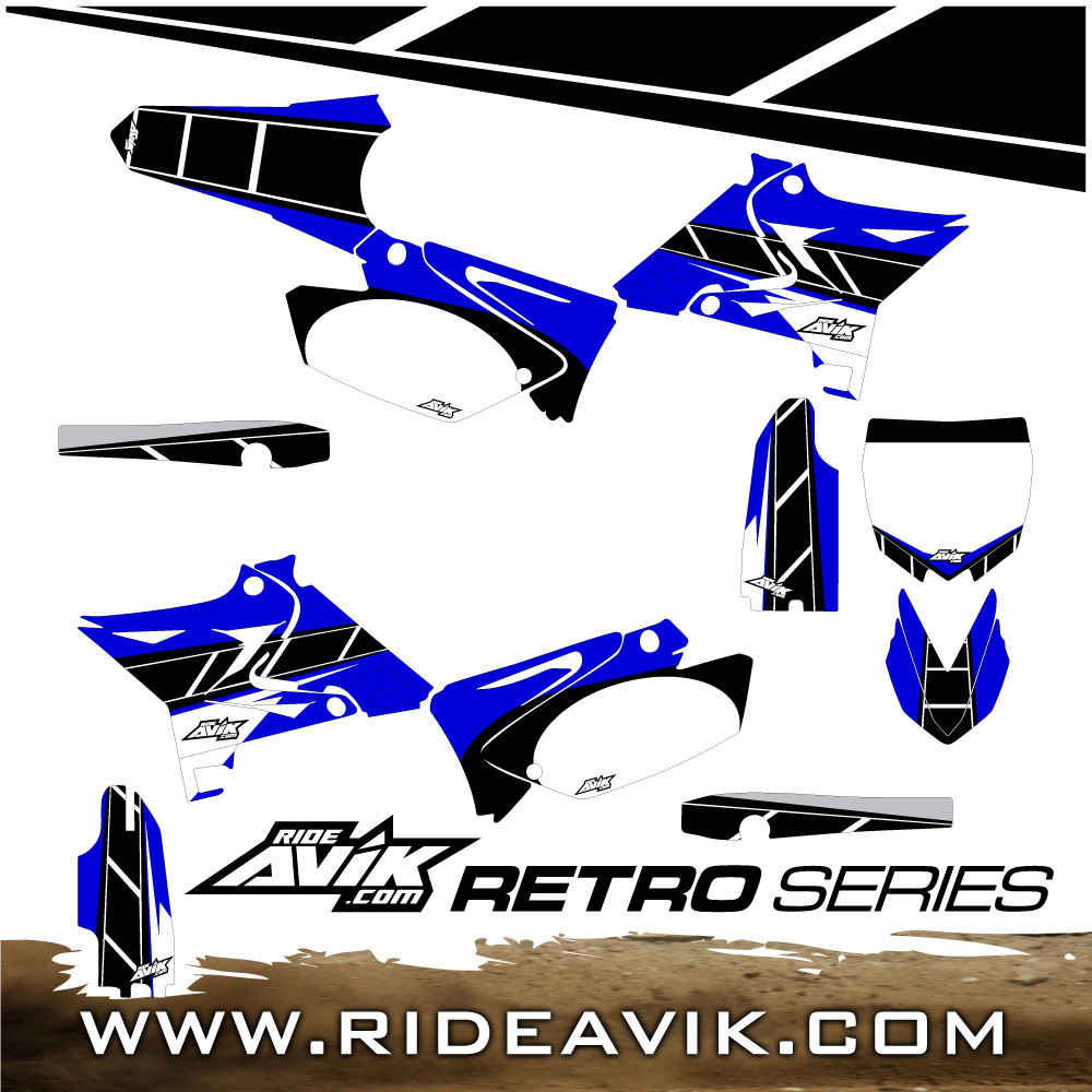 retro yamaha dirt bike
