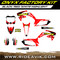 Honda Onyx Factory Semi Custom graphic kit black/red/white highlight