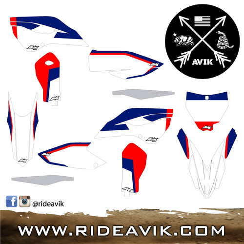 VX Series Custom Husqvarna Graphic Kit