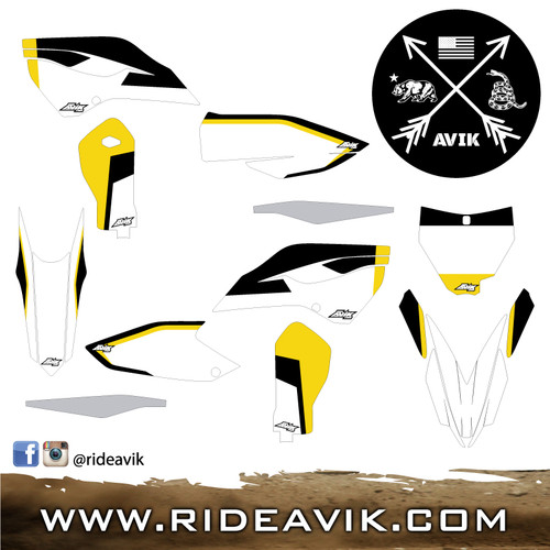 VX Series Custom Husqvarna Graphic Kit