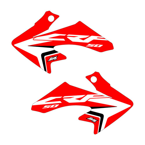 CRF50 Oem style shroud graphics red highlight