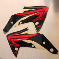 CRF150R Wing Shroud Graphic black Background