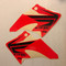 CRF50 Wing Shroud Graphics Red Background