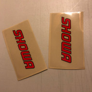 Showa clear suspension decals 5x9